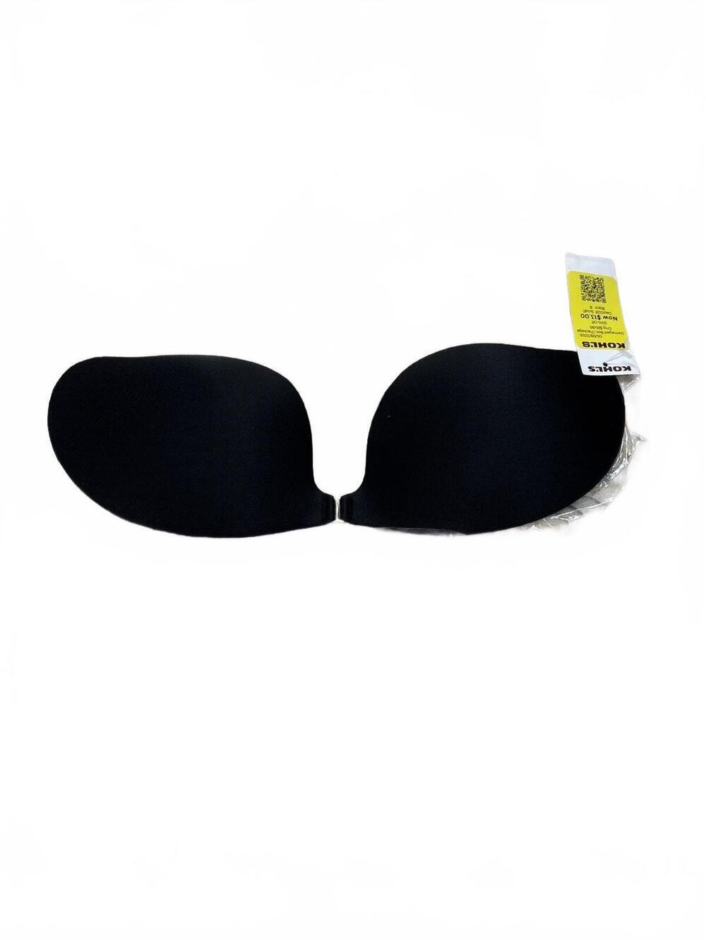 Black Strapless Adhesive Bra Size B